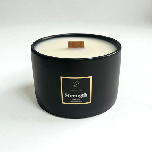 BLACK MINI CERAMIC CANDLE