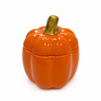 Ceramic Pumkin Candle - Orange