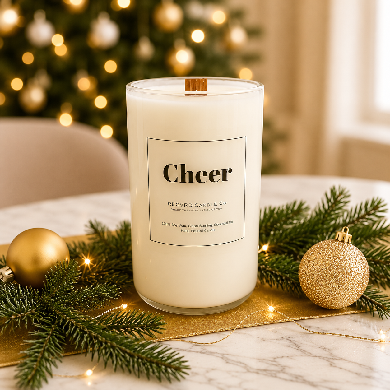 HOLIDAY CIDER BOTTLE CANDLES