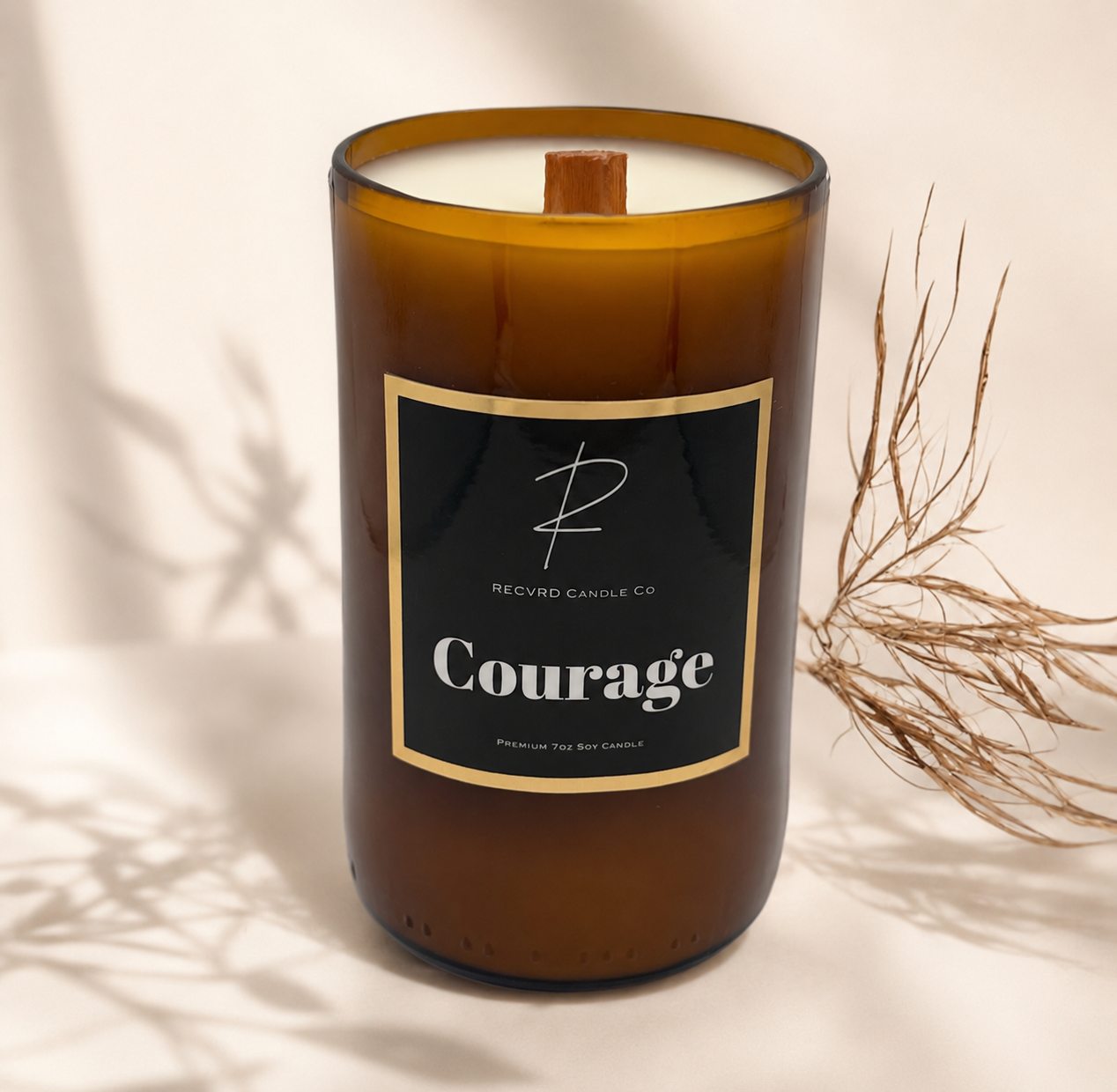 BEER BOTTLE CANDLE
