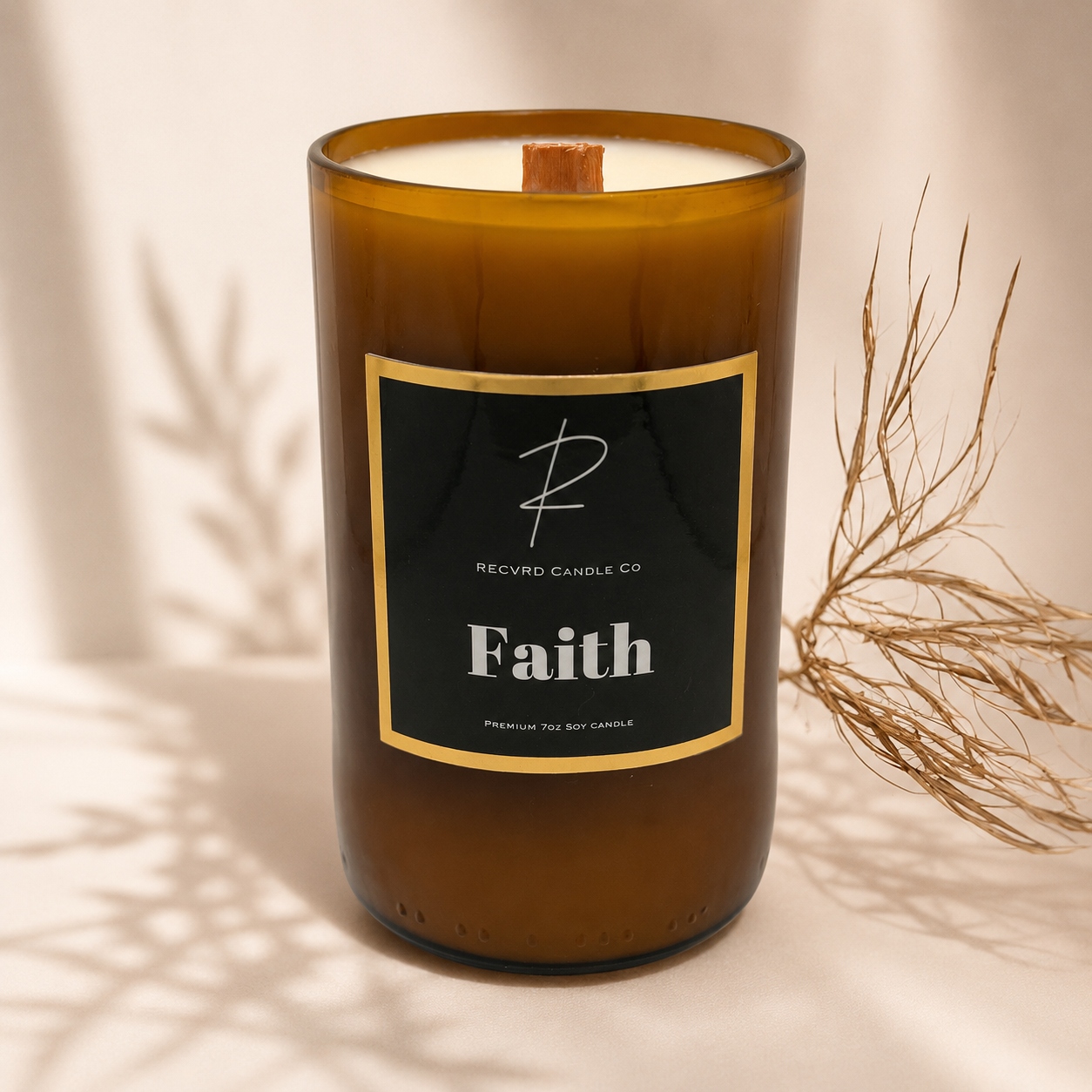 BEER BOTTLE CANDLE