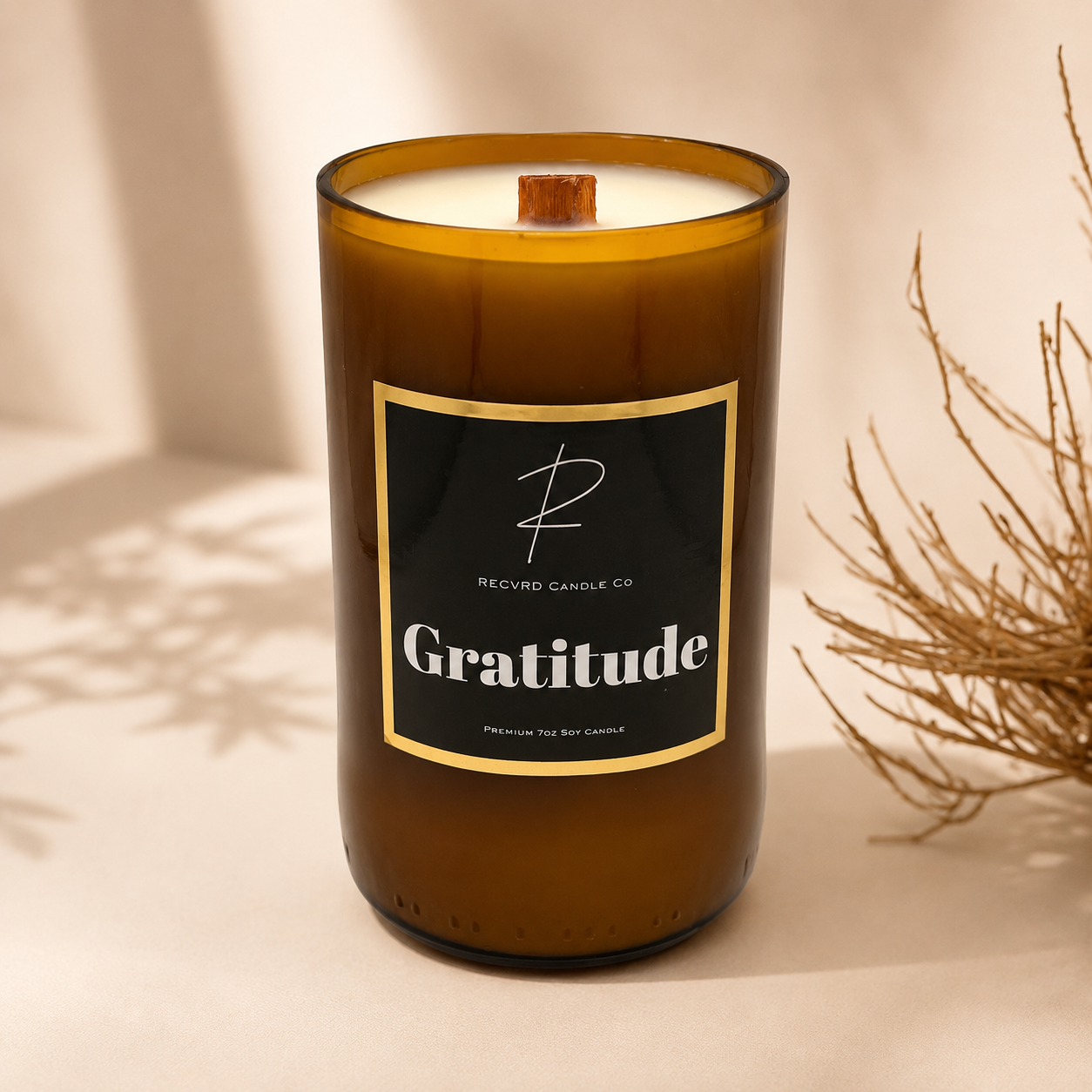 BEER BOTTLE CANDLE