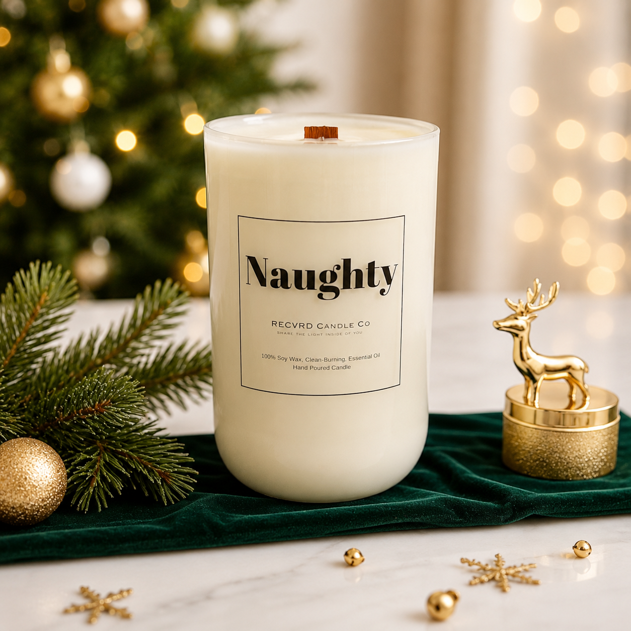 HOLIDAY CIDER BOTTLE CANDLES