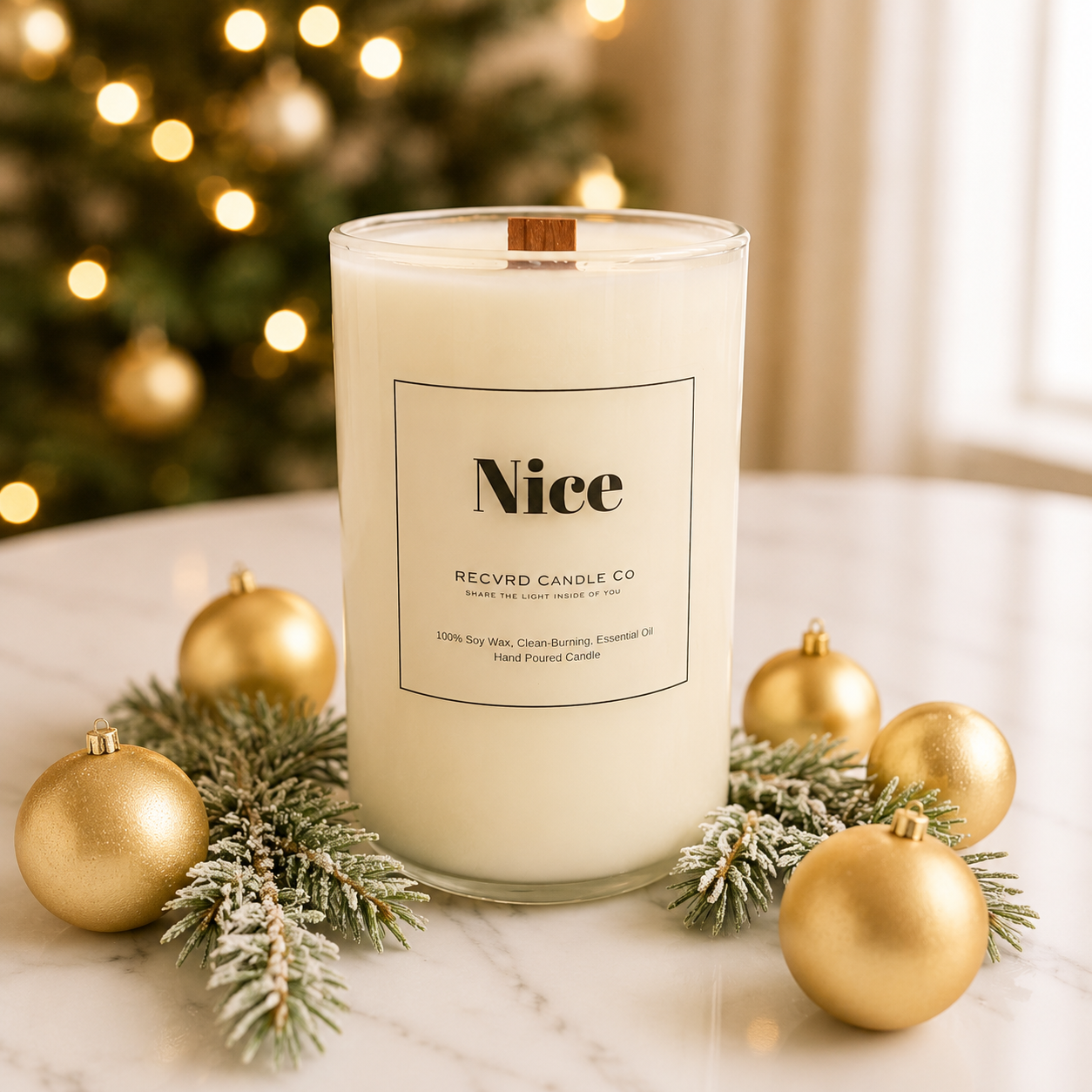 HOLIDAY CIDER BOTTLE CANDLES