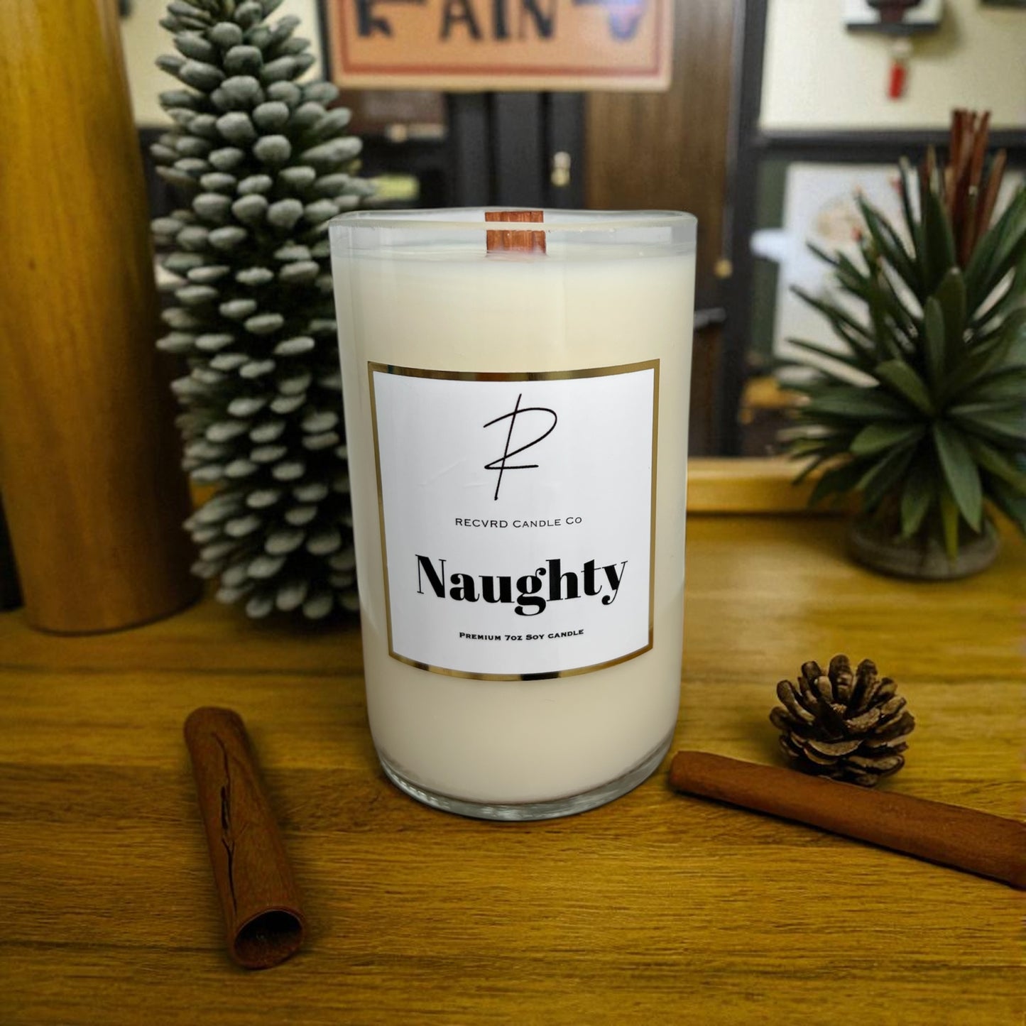 HOLIDAY CIDER BOTTLE CANDLES