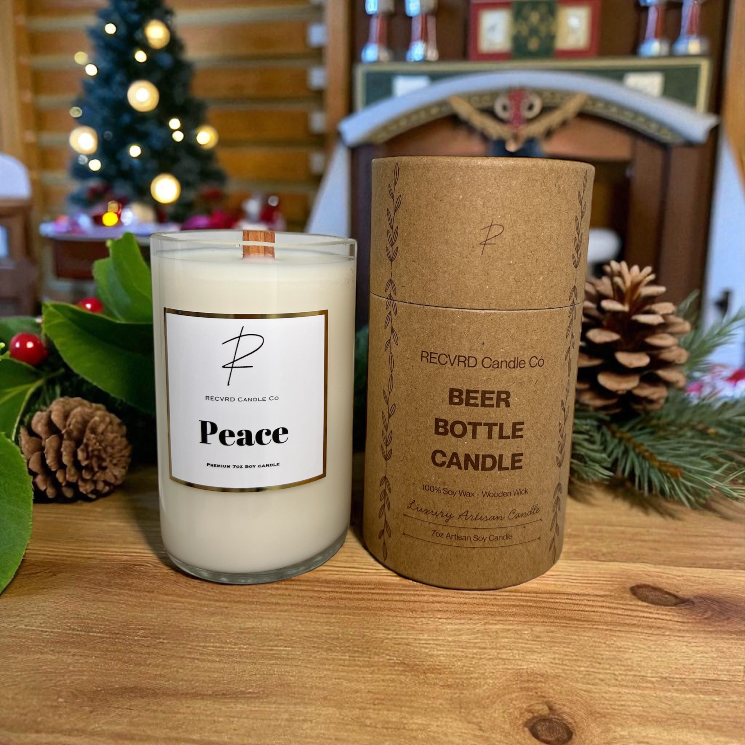 HOLIDAY CIDER BOTTLE CANDLES