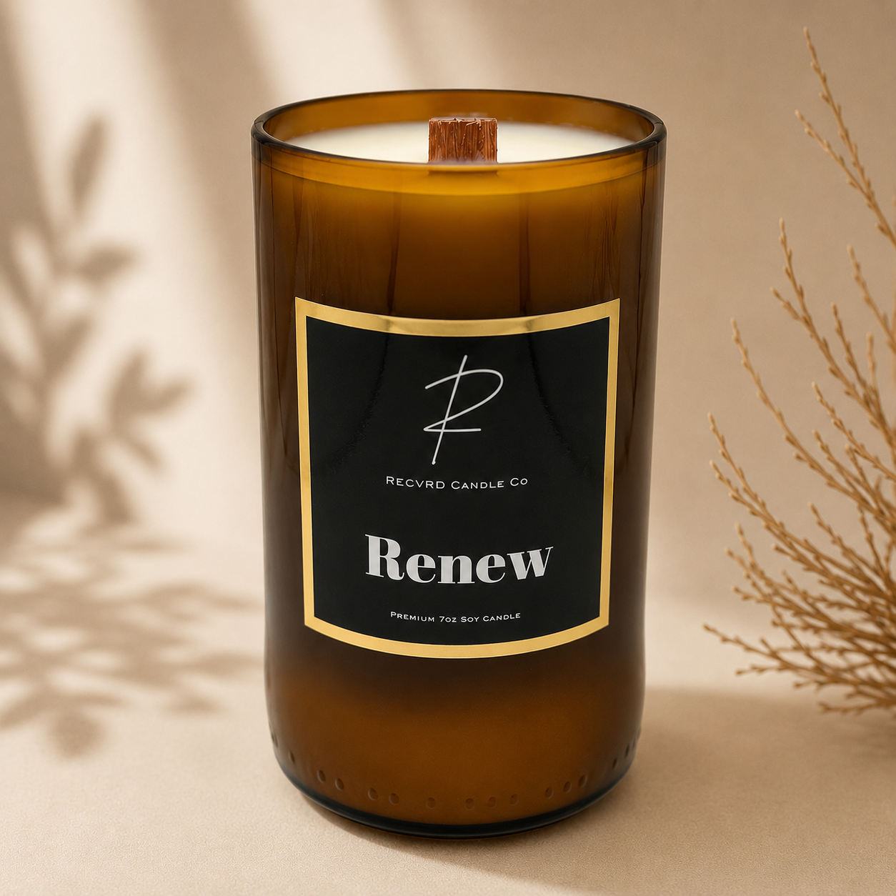 BEER BOTTLE CANDLE