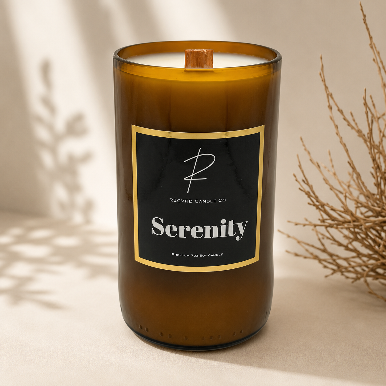 BEER BOTTLE CANDLE