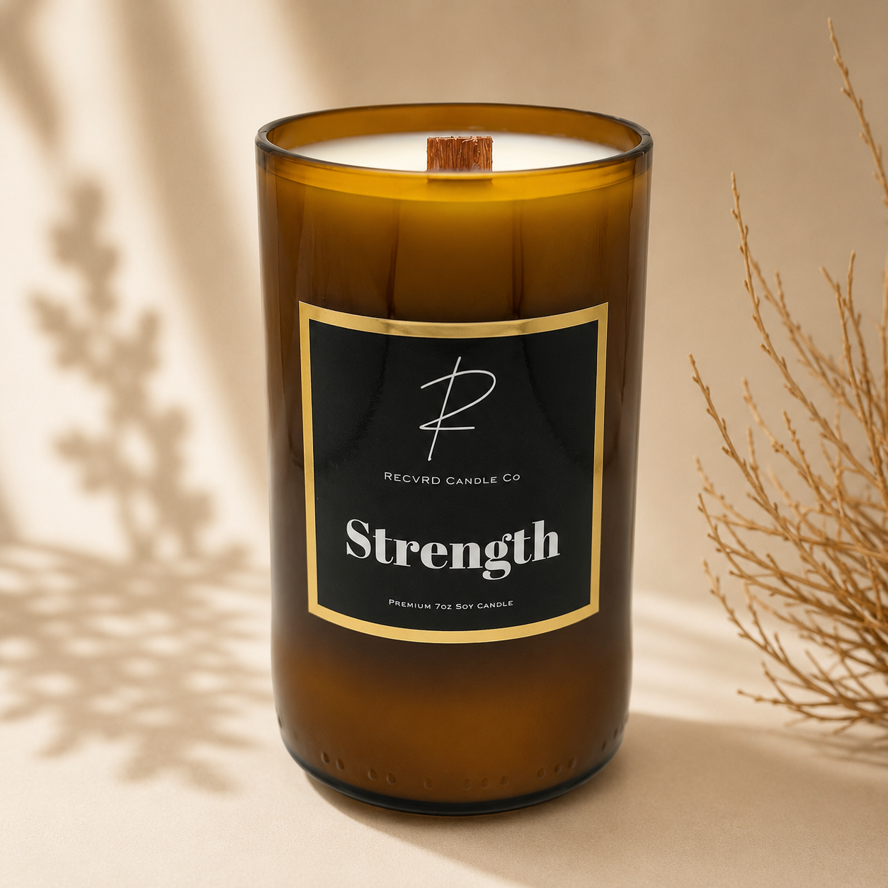 BEER BOTTLE CANDLE
